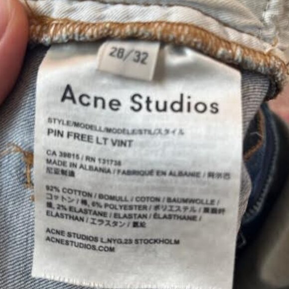 Acne Studios Skinny Jean - Picture 3 of 8